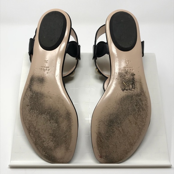 Authentic Gucci Sandals with Pearl detail - Picture 3 of 7